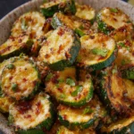 Air Fryer Parmesan Zucchini Recipe (No Breading) First Image