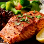 Air Fryer Salmon with Skin First Image