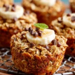Baked Oatmeal Cups with Banana First Image