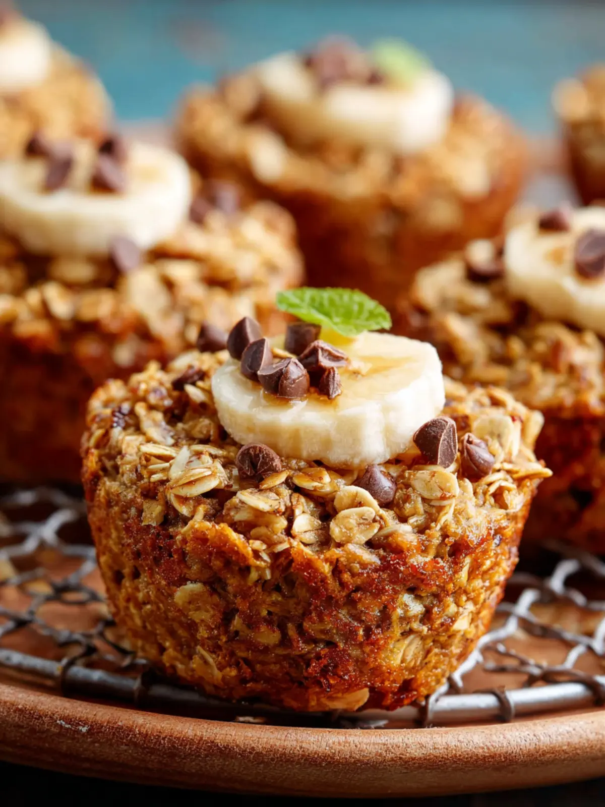 Baked Oatmeal Cups with Banana First Image