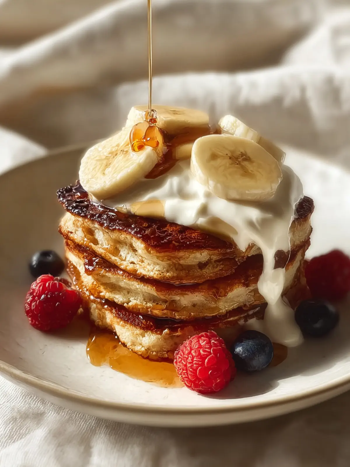 Banana Greek Yogurt Pancakes: The Best Weekend Indulgence