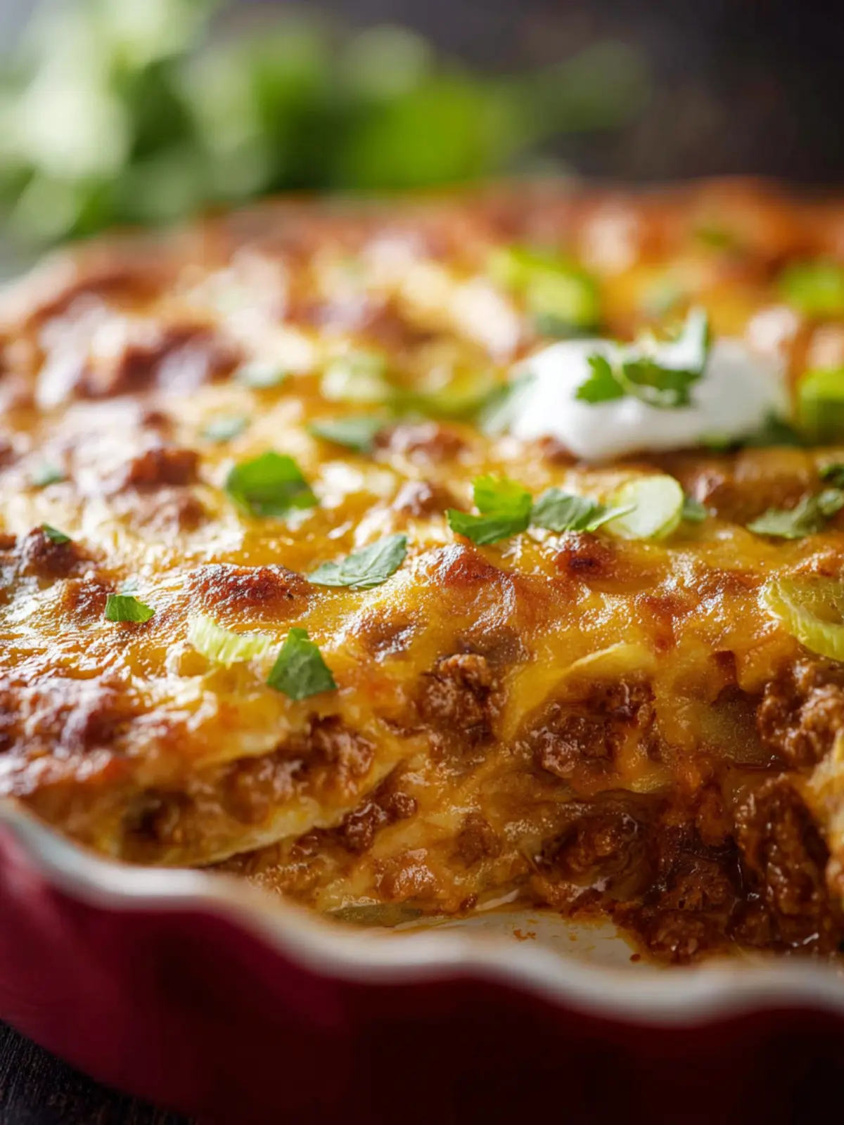 Beef Enchilada Casserole First Image