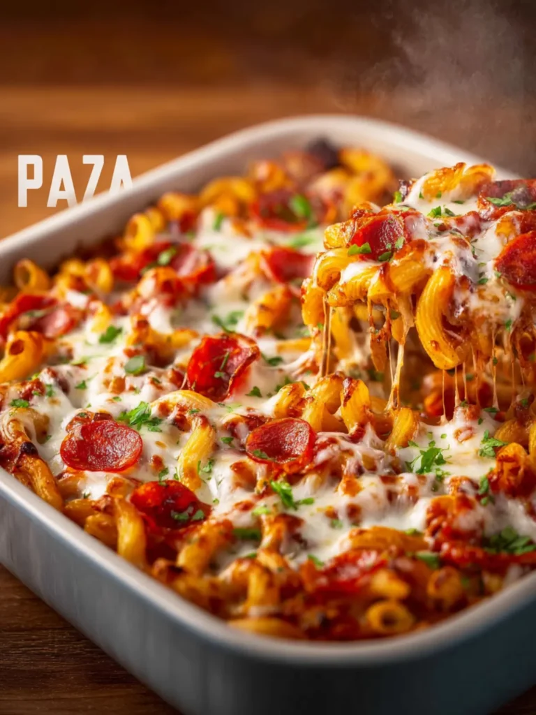 Easy Pizza Pasta Bake First Image