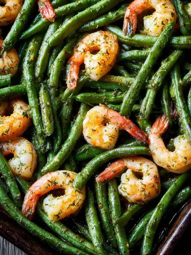 Green Beans and Shrimp (Sheet Pan Meal) First Image