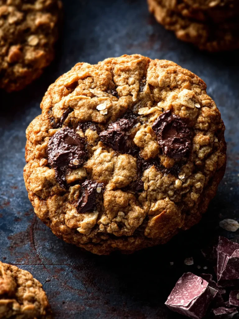Really Good Oatmeal Chocolate Chip Cookies. First Image