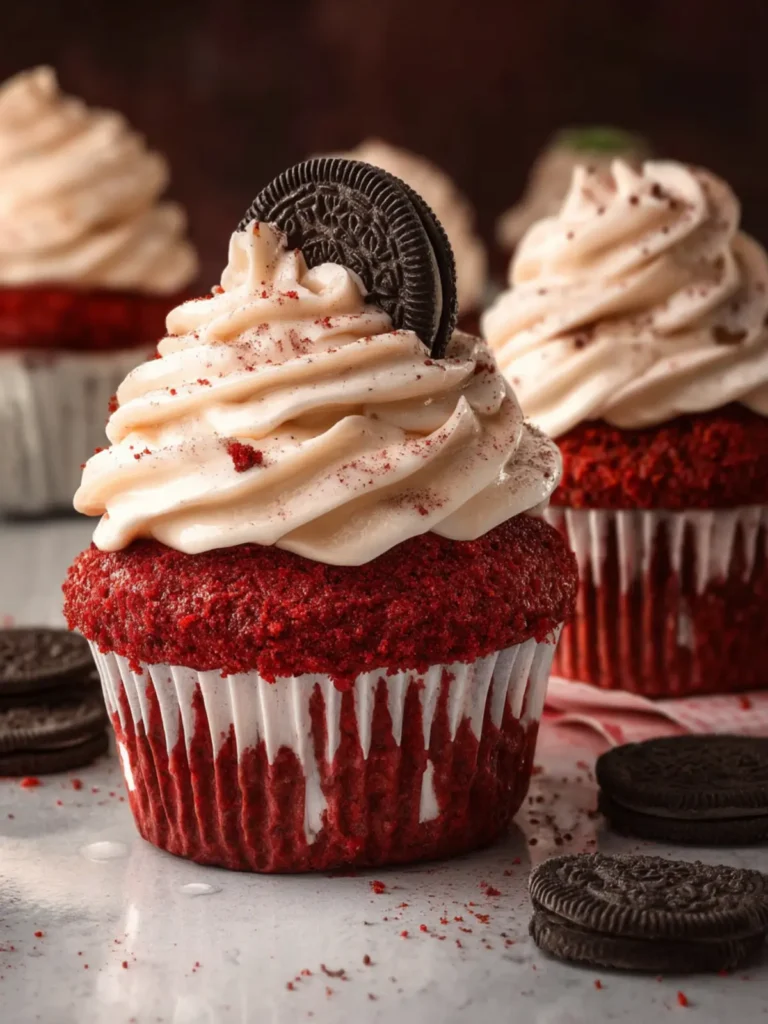 Red Velvet Cupcakes First Image