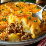 Cheesy Hamburger Potato Casserole First Image