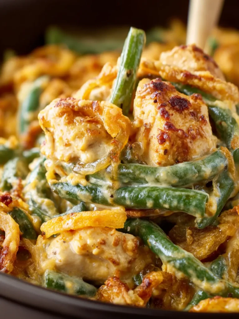 Chicken and Green Bean Casserole First Image