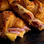 Ham and Cheese Croissants First Image