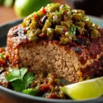Healthy Mexican Turkey-Oatmeal Meatloaf (Gluten-free) First Image
