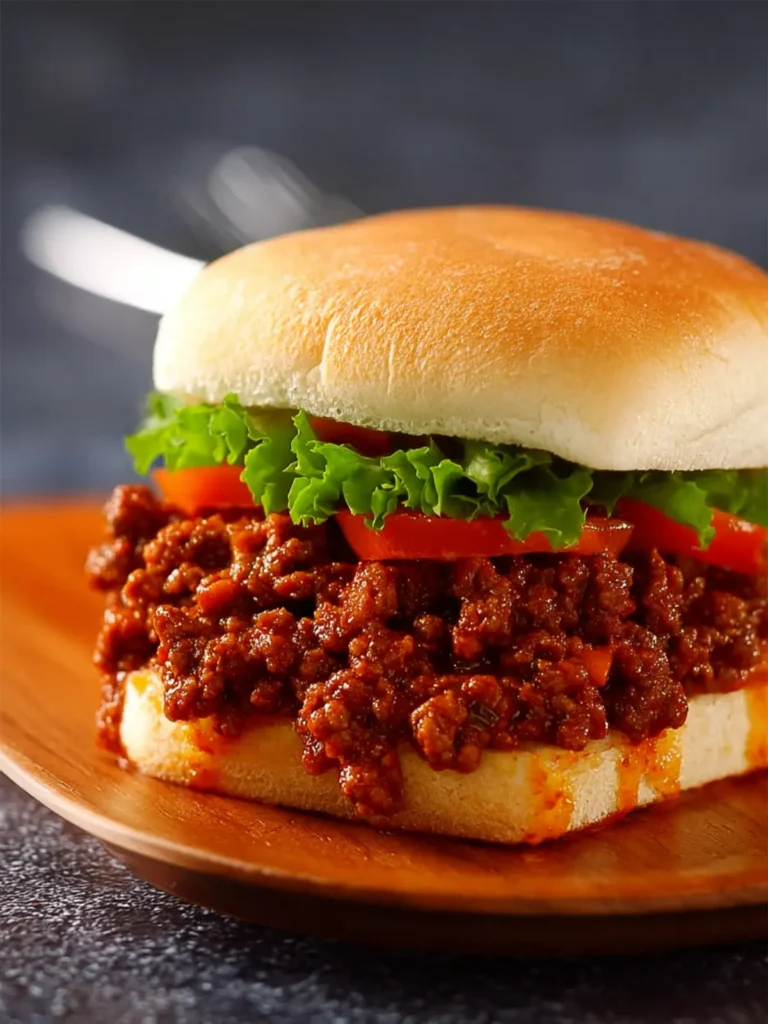 Homemade Sloppy Joe Sandwiches First Image