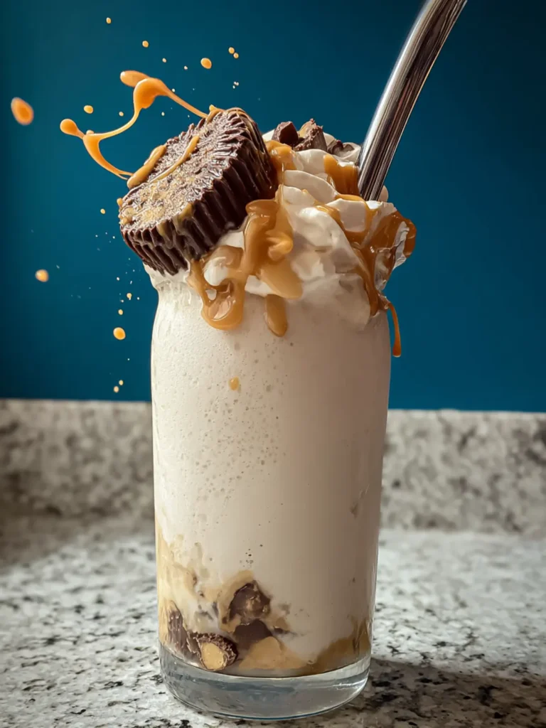 Ninja Slushi Vanilla Protein Milkshake with Peanut Butter Cups First Image