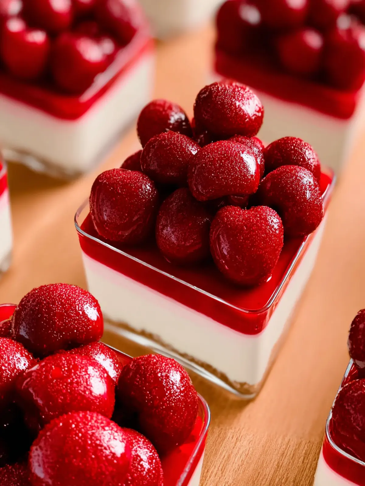 No-Bake Cherry Cheesecake (Low-Carb) First Image