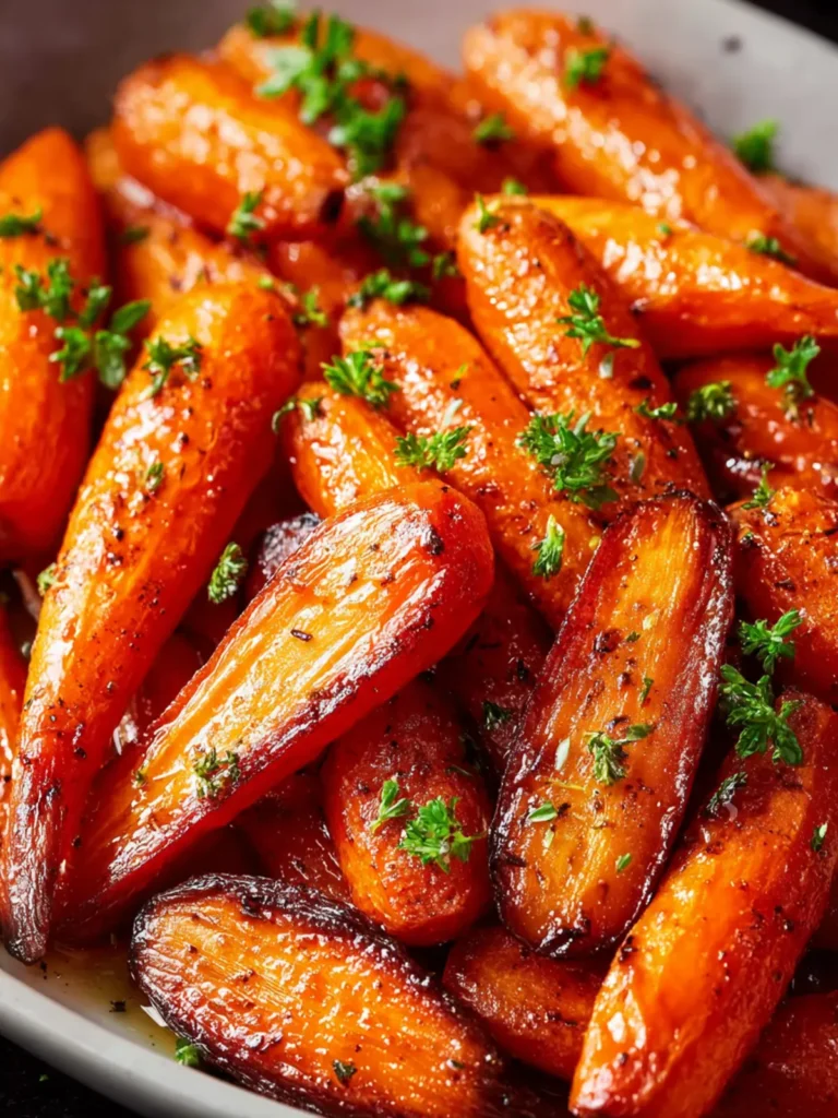 Roasted Honey Glazed Carrots First Image