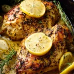 Slow Cooker Lemon Garlic Chicken First Image