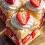 Strawberry Cream Puff Squares First Image