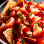 Strawberry Salsa Cinnamon Chips First Image