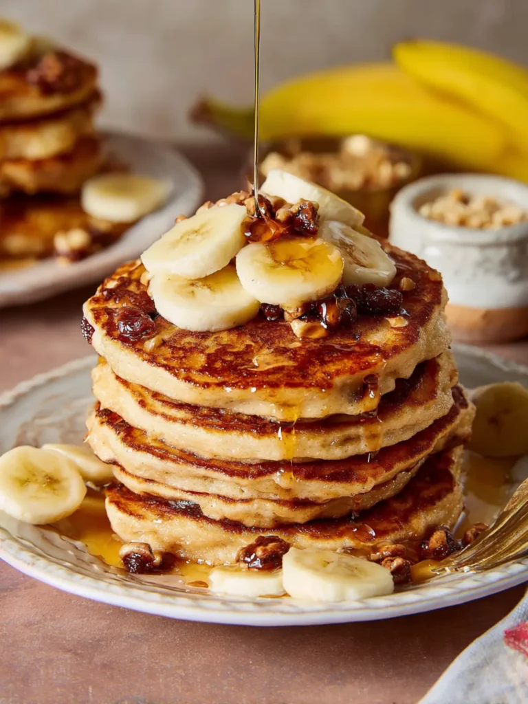 Banana Bread Pancakes First Image