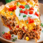 Cheesy Beef Taco Pie First Image