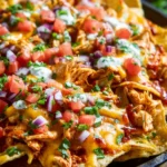 Loaded Chicken Enchilada Nachos First Image