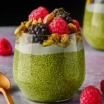 Matcha Pistachio Chia Pudding First Image