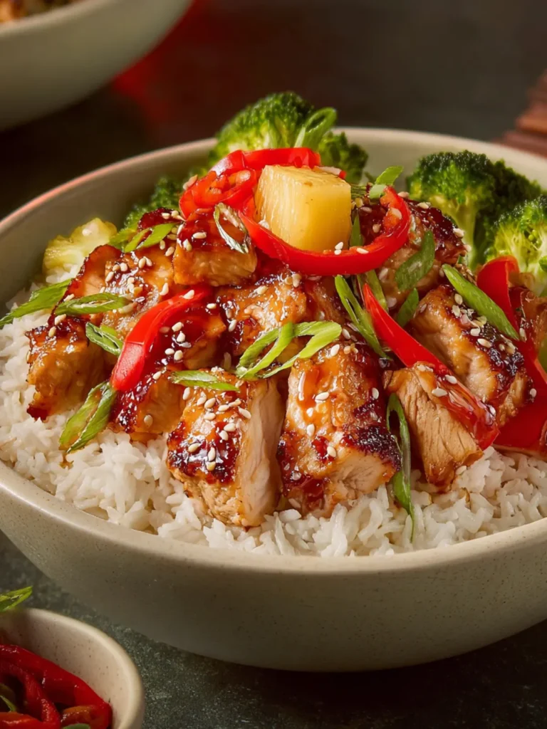 Pineapple Chicken Rice First Image