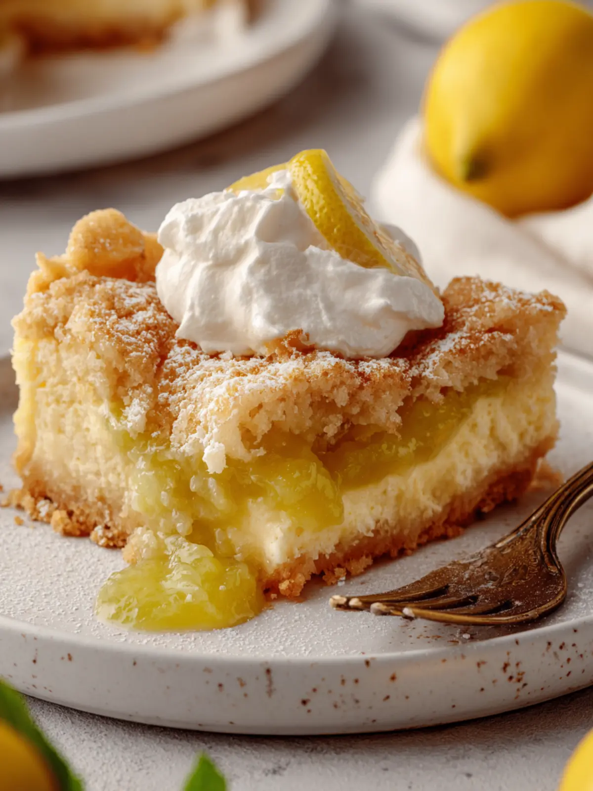 Lemon Cream Cheese Dump Cake: Irresistibly Zesty Delight